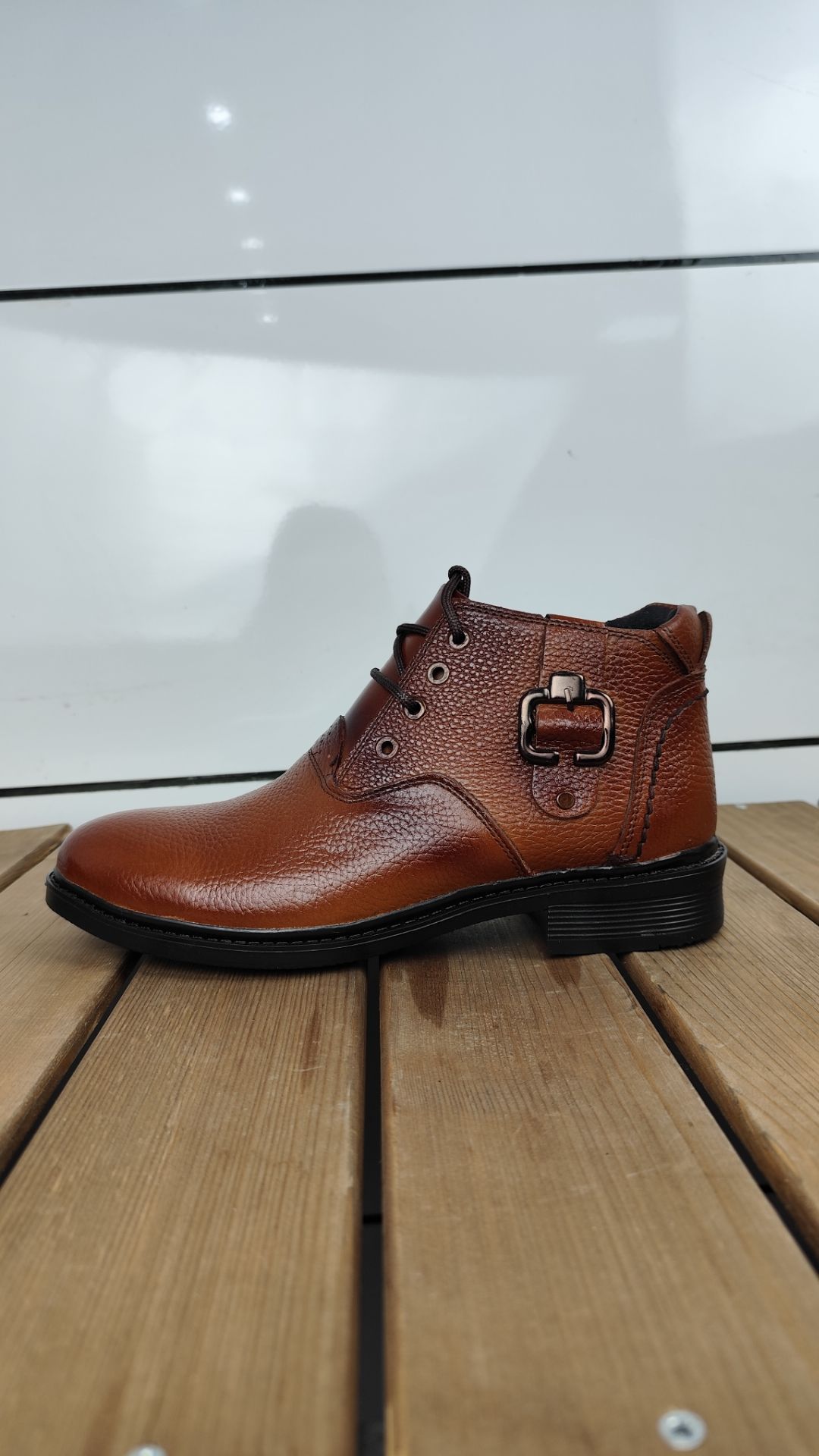 (502161) بوت تمام چرم گاوی